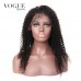 Kinky Curly 250 Density Lace Front Wig Human Virgin Hair For Black Women
